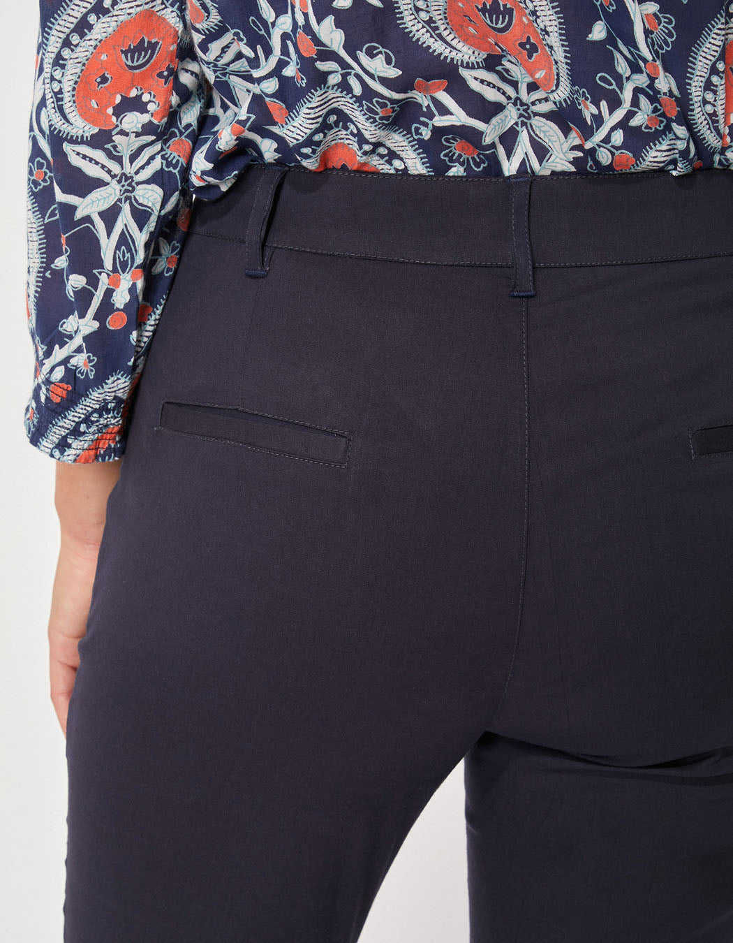 Pantalon cigarette coton MALACIA