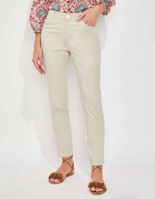 Pantalon cigarette coton MALACIA