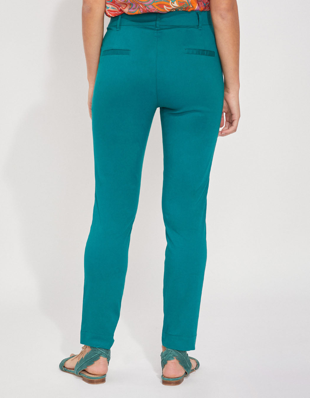 Pantalon cigarette coton MALACIA