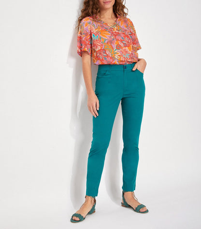 Pantalon cigarette coton MALACIA