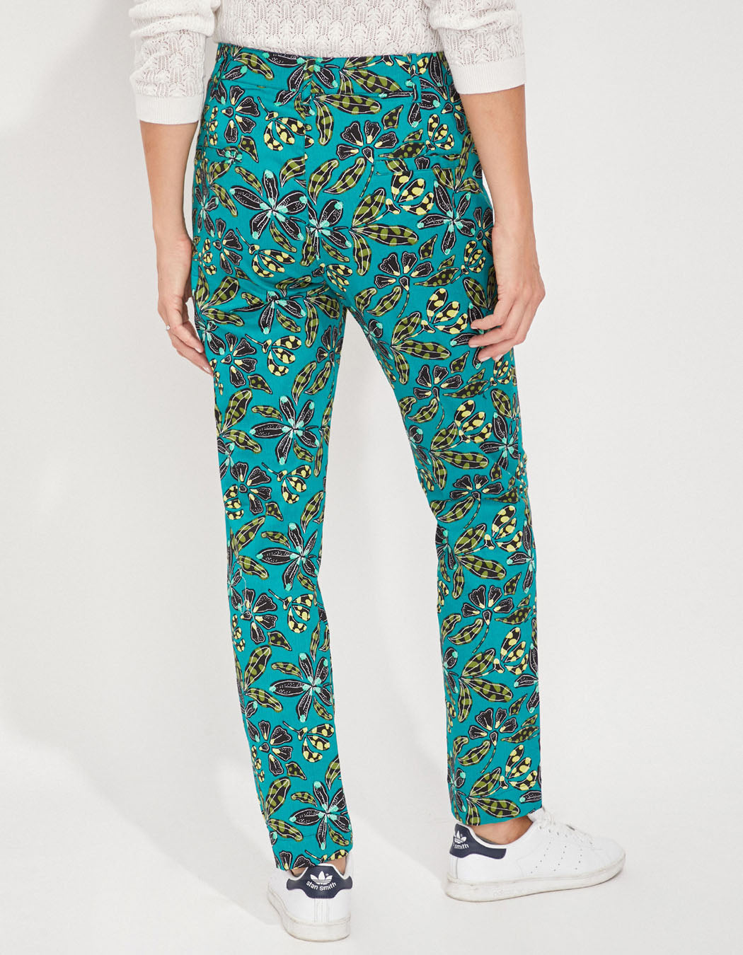 Pantalon cigarette coton MALACIA