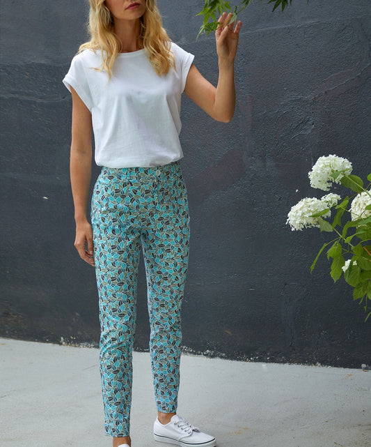 Pantalon cigarette coton MALACIA