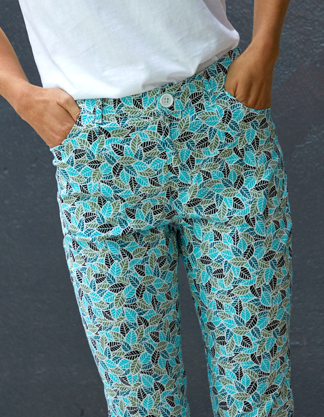 Pantalon cigarette coton MALACIA