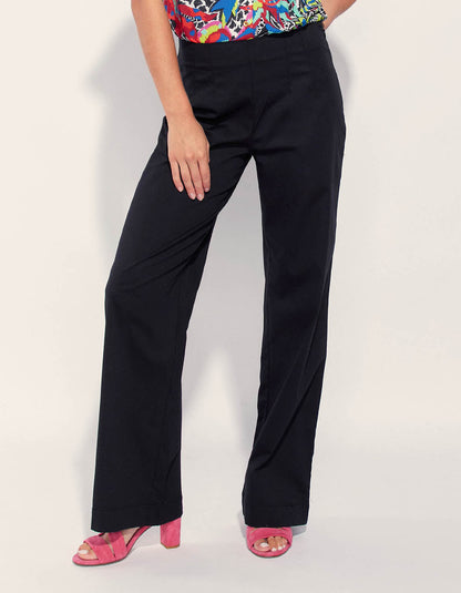 Pantalon droit large coton ATALIA