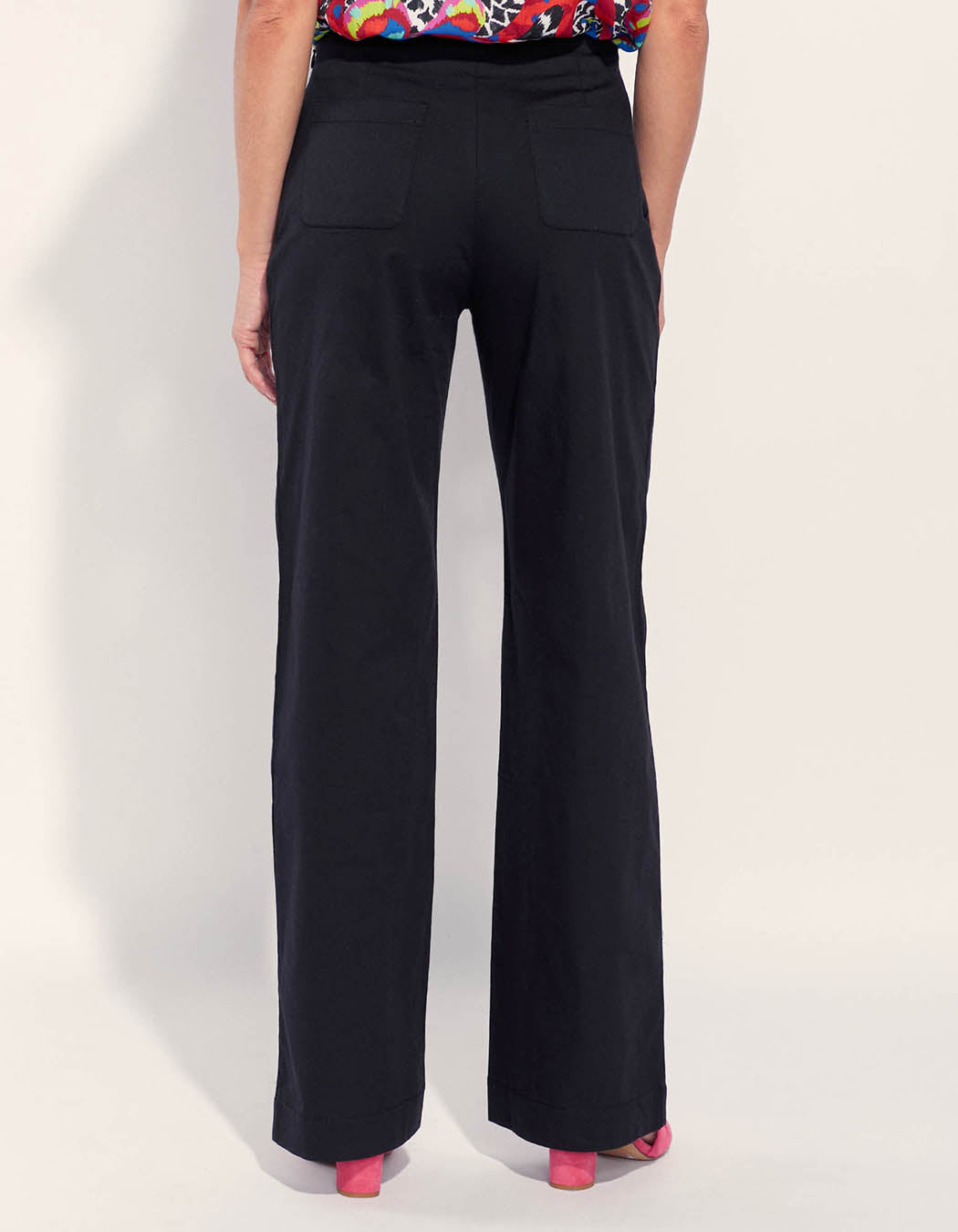 Pantalon droit large coton ATALIA