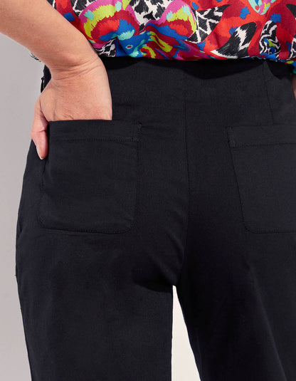 Pantalon droit large coton ATALIA