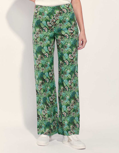 Pantalon droit large coton ATALIA