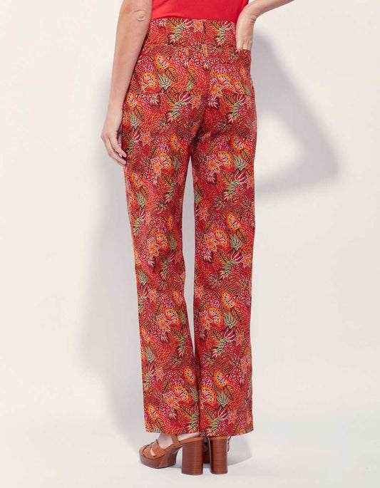 Pantalon droit large coton ATALIA