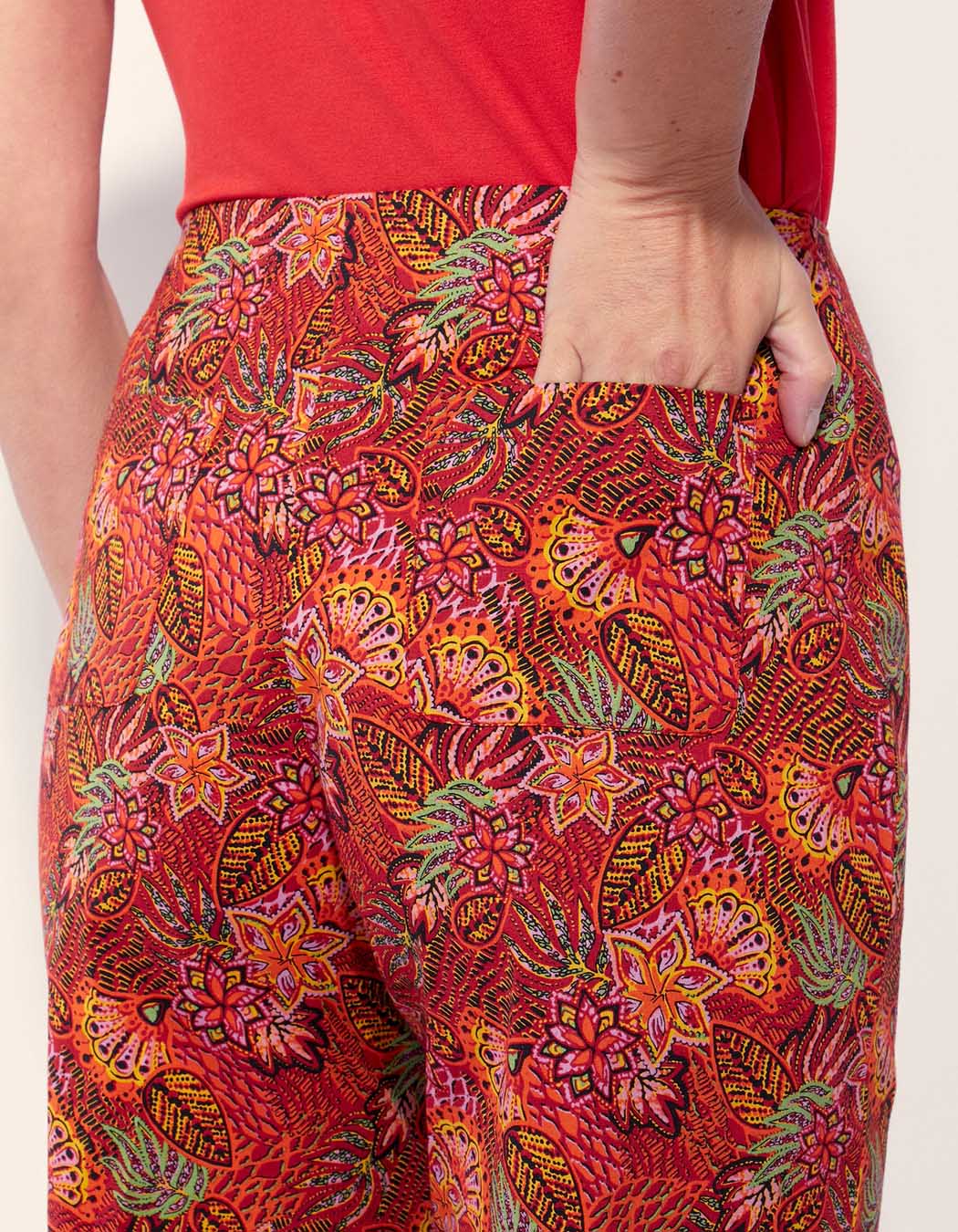 Pantalon droit large coton ATALIA
