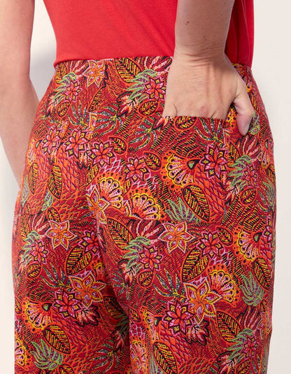 Pantalon droit large coton ATALIA