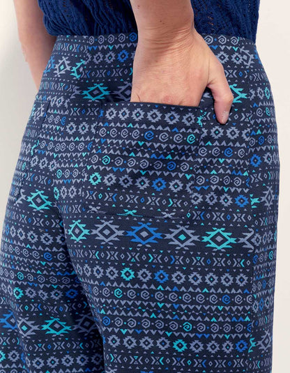 Pantalon droit large coton ATALIA