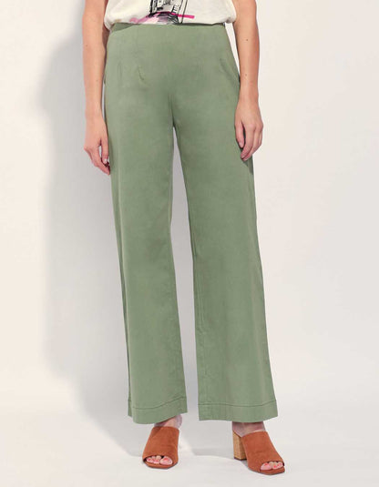 Pantalon droit large coton ATALIA