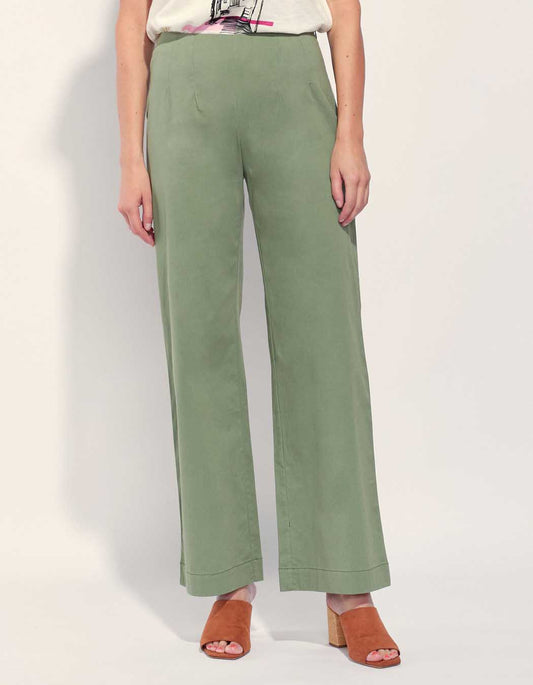 Pantalon droit large coton ATALIA