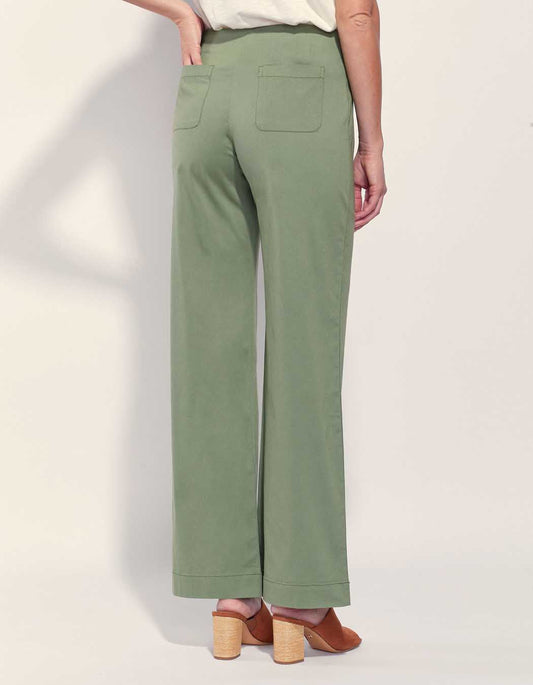 Pantalon droit large coton ATALIA