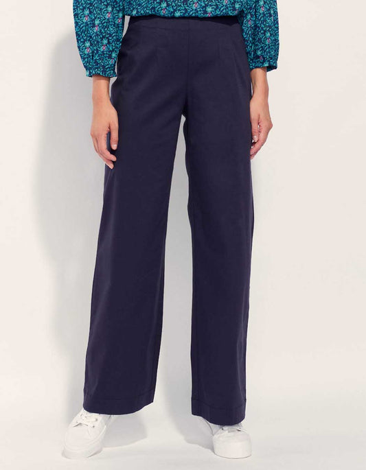 Pantalon droit large coton ATALIA