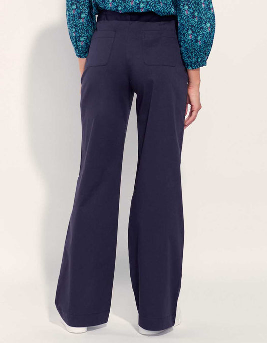 Pantalon droit large coton ATALIA
