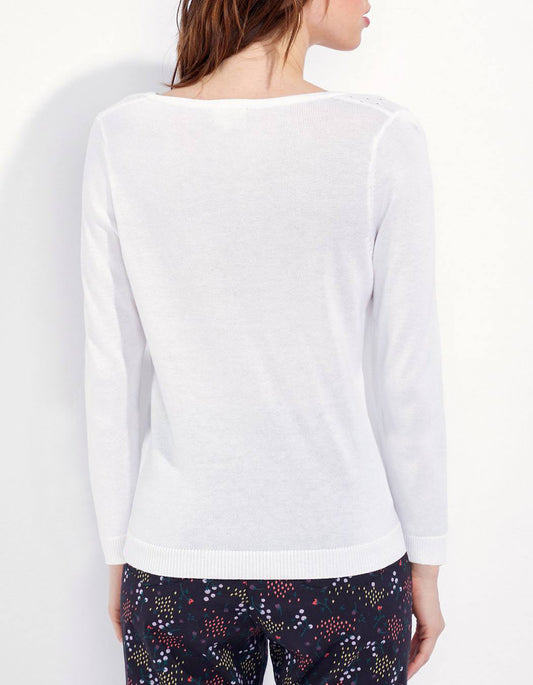 Pull col V maille BARITO