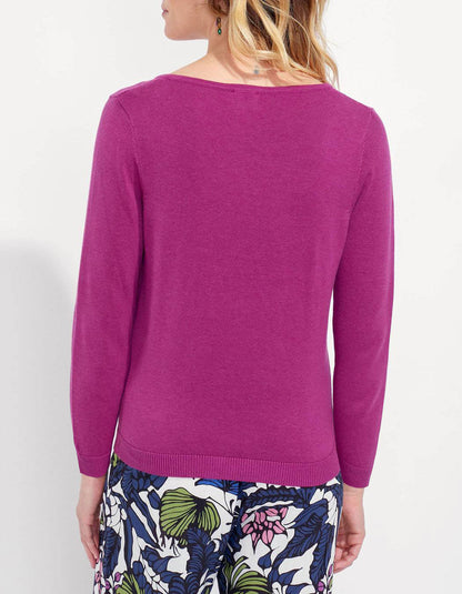 Pull col V maille BARITO