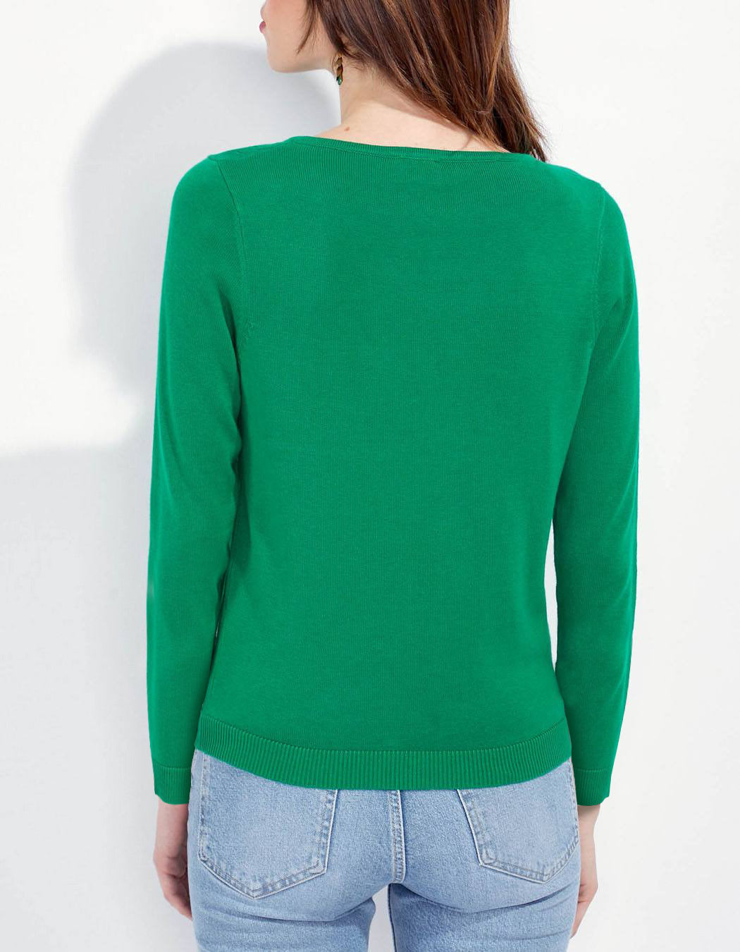 Pull col V maille BARITO