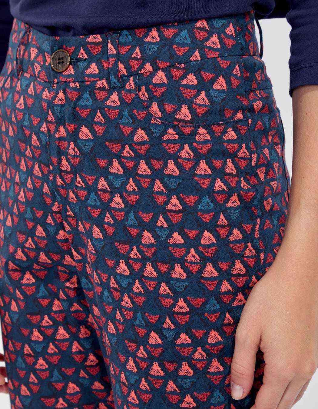 Pantalon coton imprimé CRAZIERA