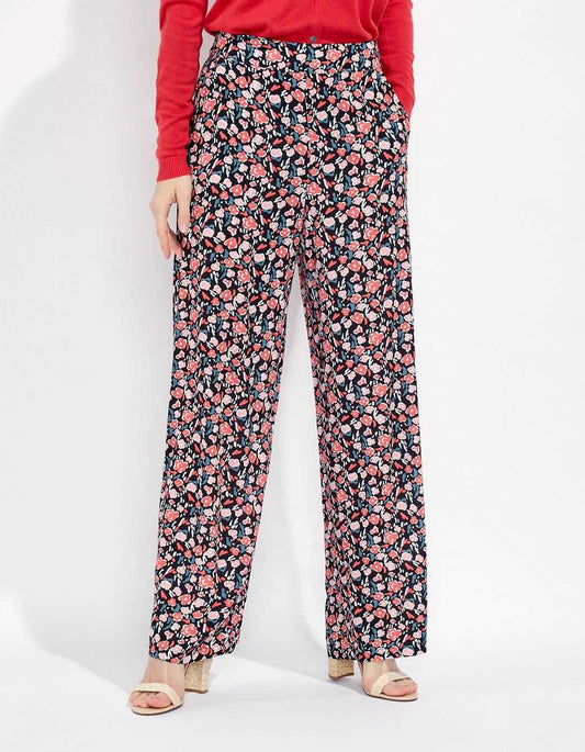 Pantalon fluide imprimé ESTIA