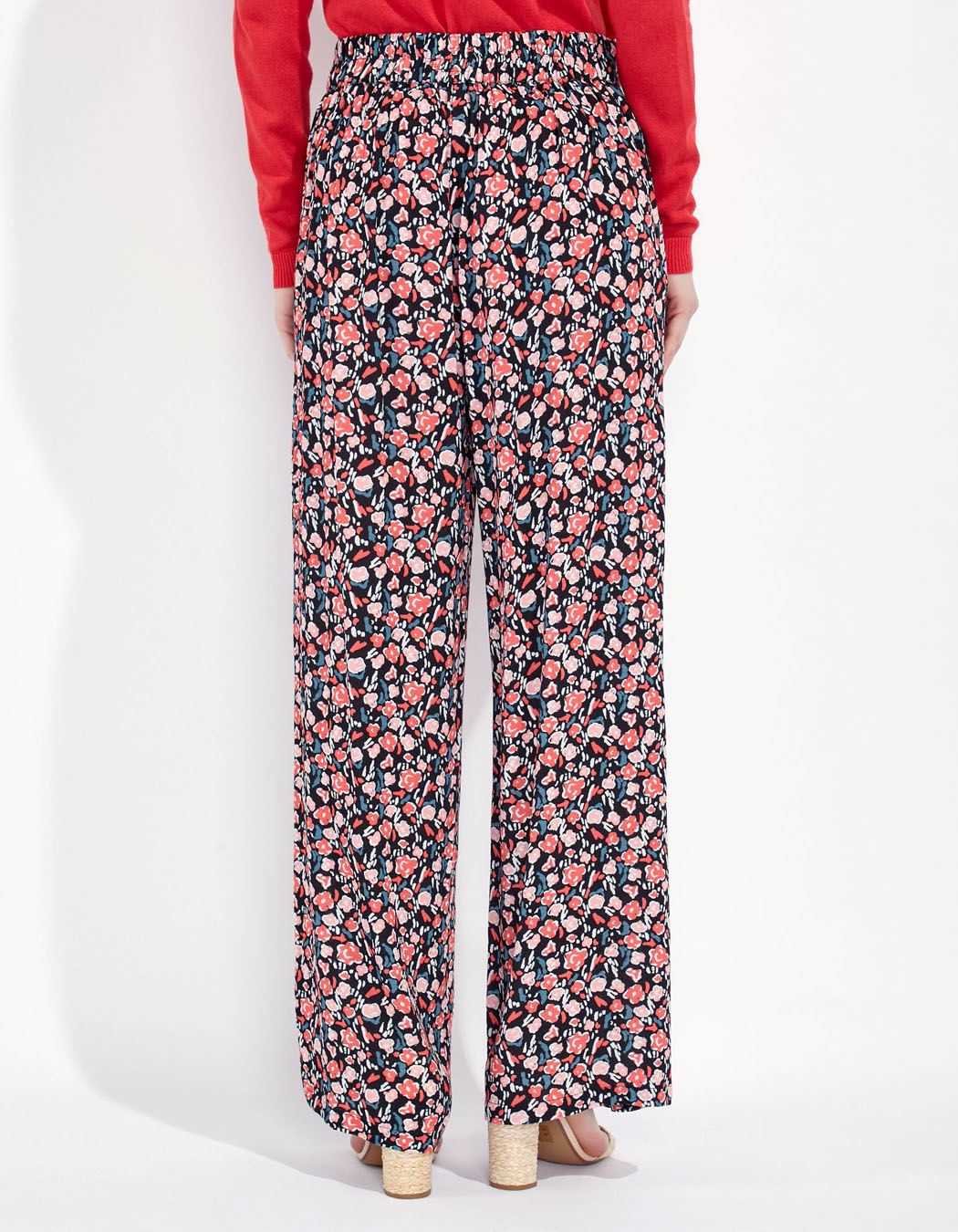 Pantalon fluide imprimé ESTIA