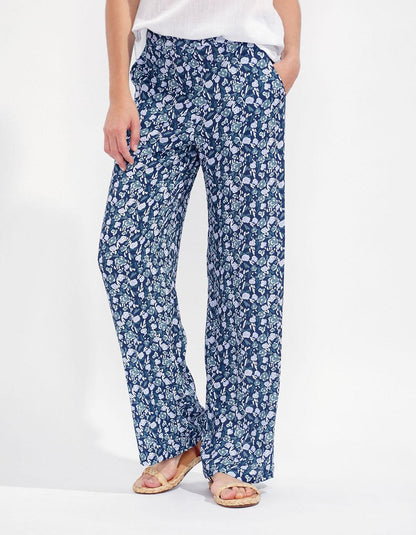 Pantalon fluide imprimé ESTIA