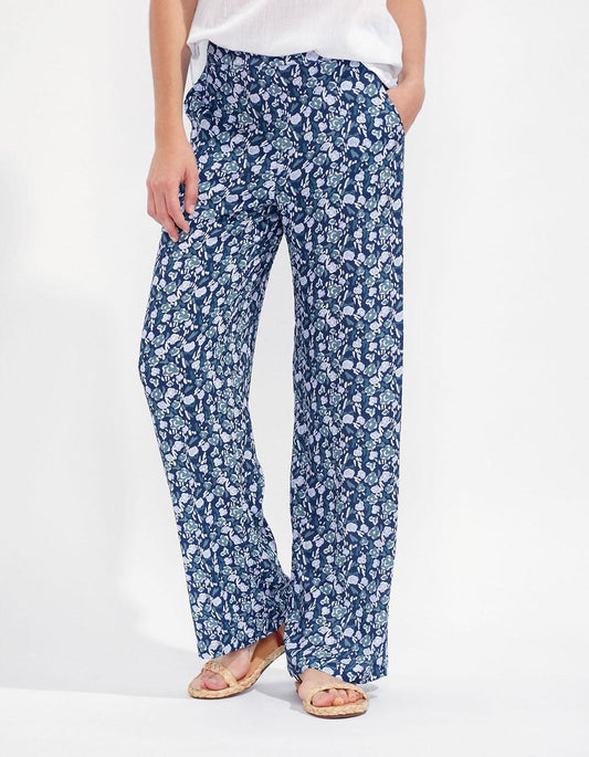Pantalon fluide imprimé ESTIA