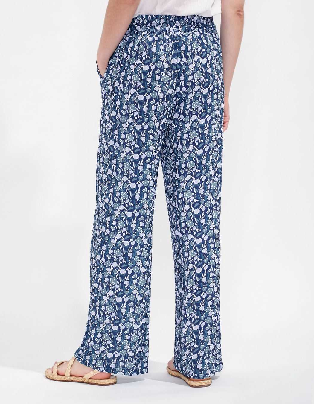 Pantalon fluide imprimé ESTIA