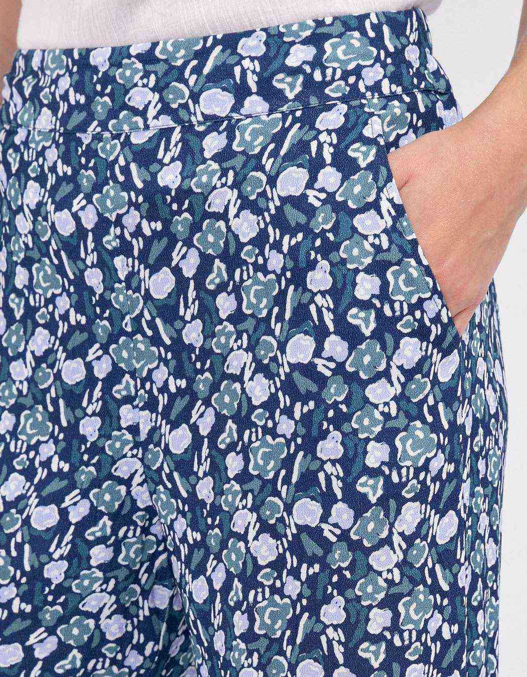 Pantalon fluide imprimé ESTIA