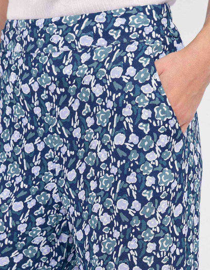 Pantalon fluide imprimé ESTIA