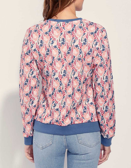 Sweat coton imprimé TINGRINE