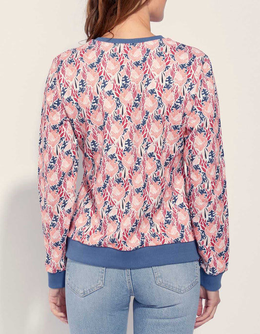 Sweat coton imprimé TINGRINE