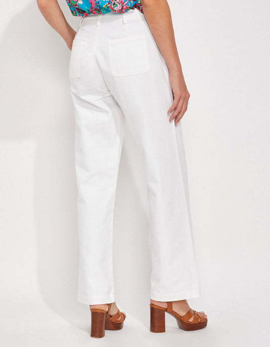 Pantalon droit coton épais LINE
