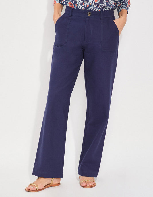 Pantalon droit coton épais LINE