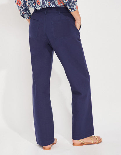 Pantalon droit coton épais LINE