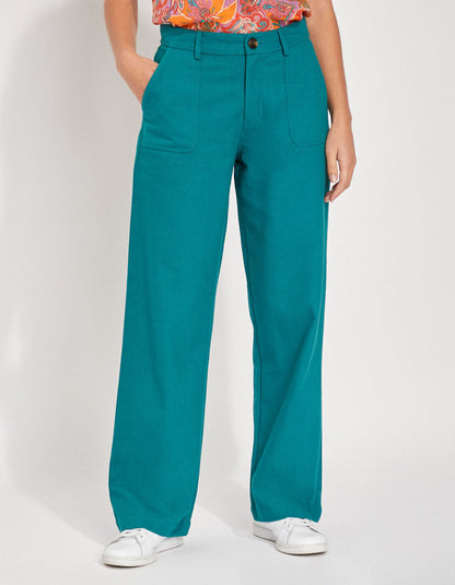 Pantalon droit coton épais LINE