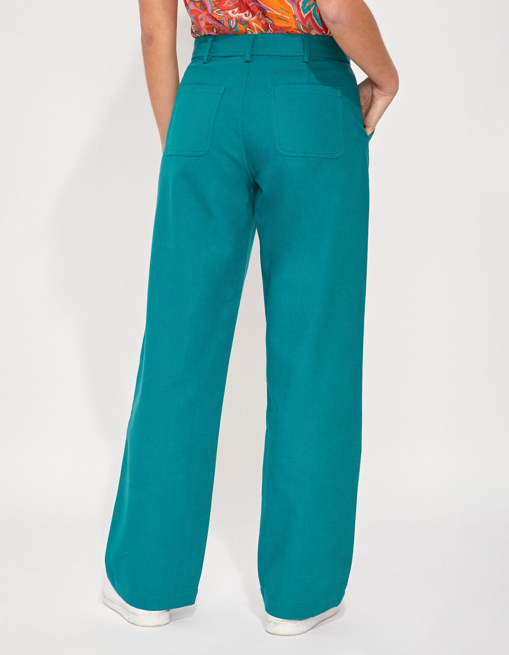 Pantalon droit coton épais LINE