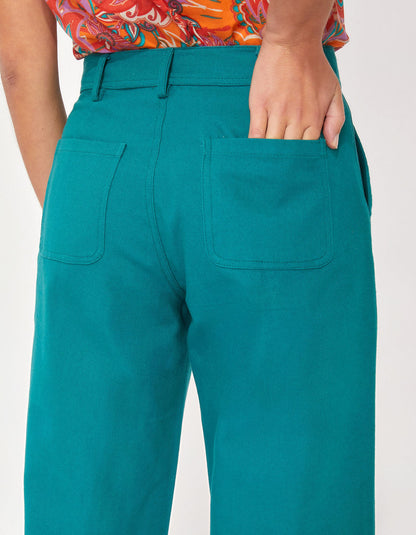 Pantalon droit coton épais LINE