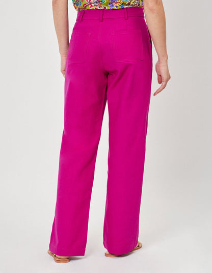 Pantalon droit coton épais LINE