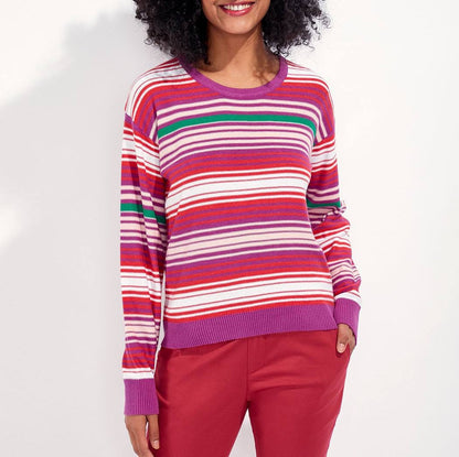 Pull maille imprimé JOA