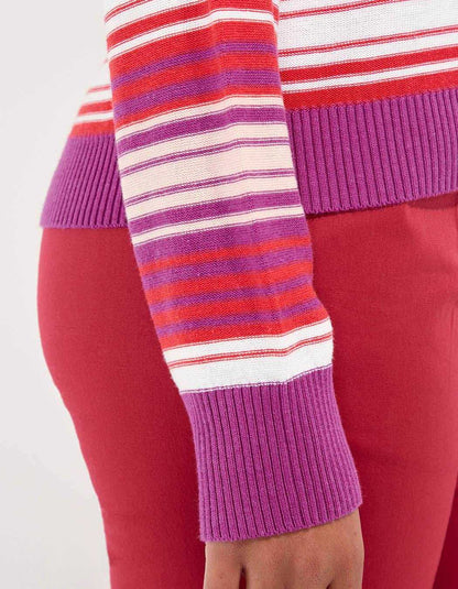 Pull maille imprimé JOA