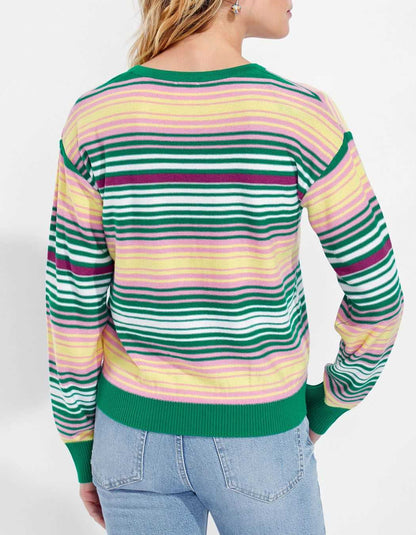 Pull maille imprimé JOA
