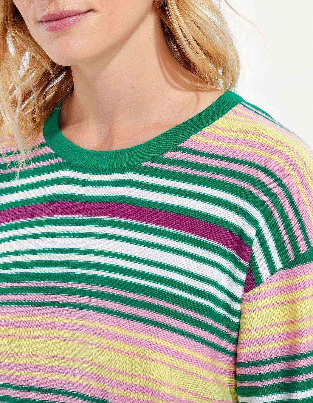 Pull maille imprimé JOA