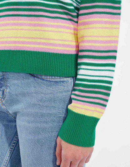 Pull maille imprimé JOA