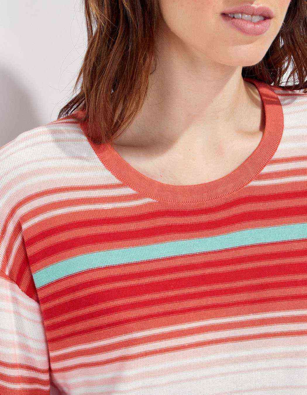 Pull maille imprimé JOA