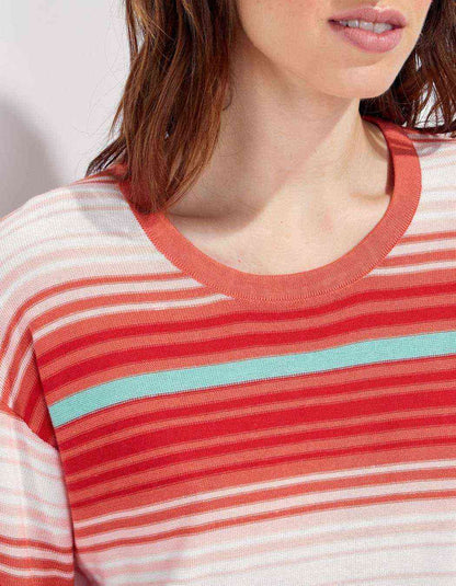 Pull maille imprimé JOA