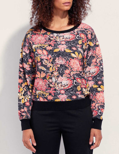 Sweat maille coton imprimé JOANI