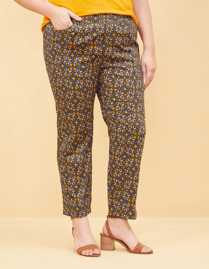 Pantalon droit coton Naima (46 au 56)