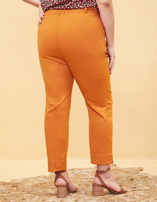 Pantalon droit coton Naima (46 au 56)